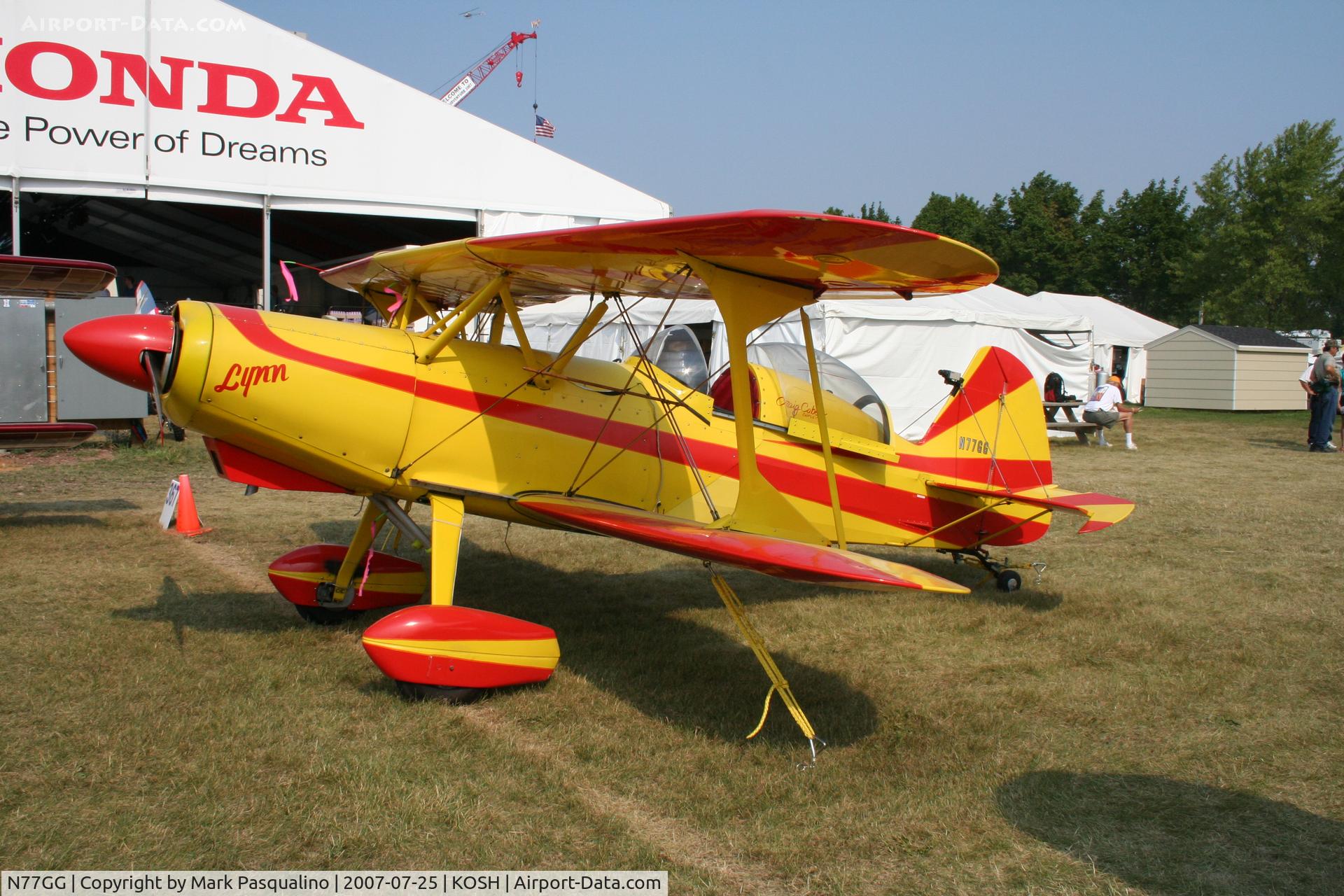 N77GG, 1979 Stolp SA-750 Acroduster Too C/N 1-77-BG, Acroduster SA 750