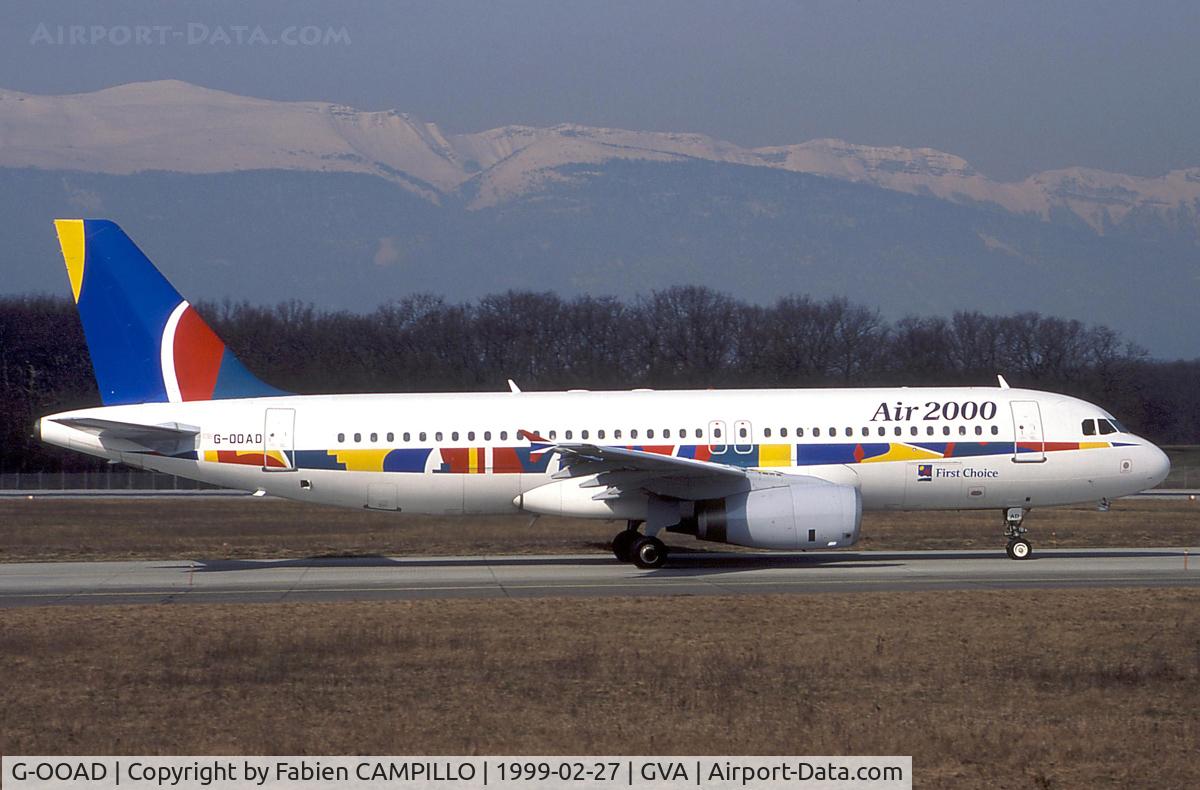 G-OOAD, 1992 Airbus A320-231 C/N 336, Air 2000