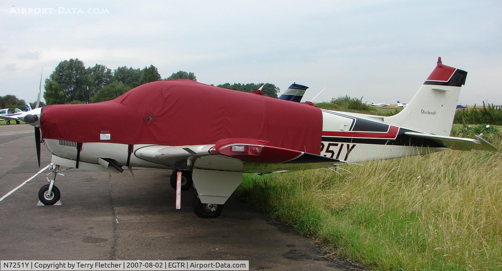 N7251Y, 1985 Beech A36 Bonanza 36 C/N E-2277, Beech A36