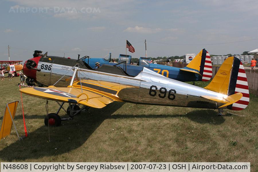 N48608, 1942 Ryan PT-22 Recruit (ST3KR) C/N 1905, EAA AirVenture 2007