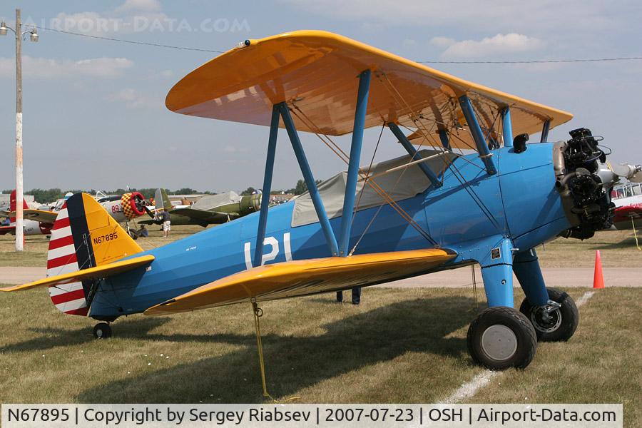 N67895, 1943 Boeing E75 C/N 75-7593, EAA AirVenture 2007