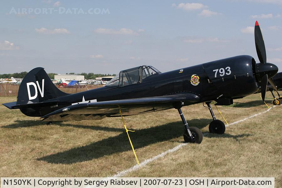 N150YK, 1982 Yakovlev Yak-50 C/N 822308, EAA AirVenture 2007