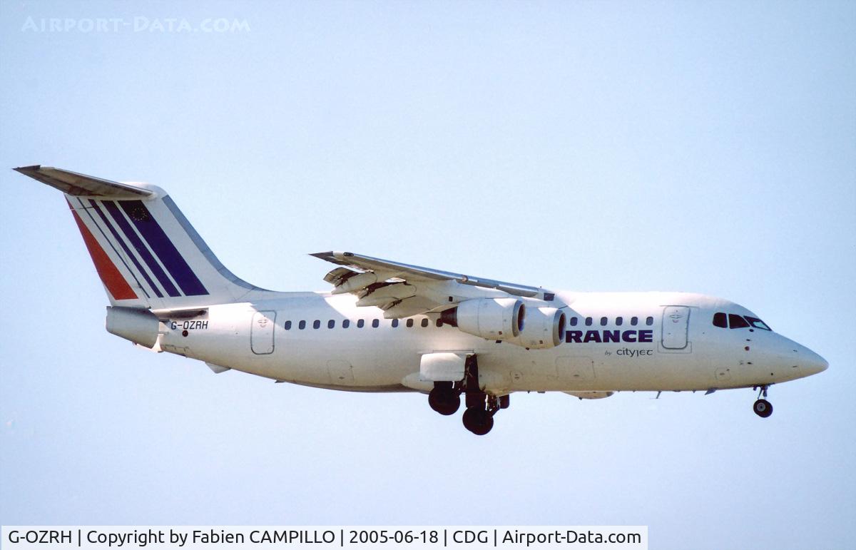 G-OZRH, 1985 British Aerospace BAe.146-200 C/N E2047, Air France by Cityjet