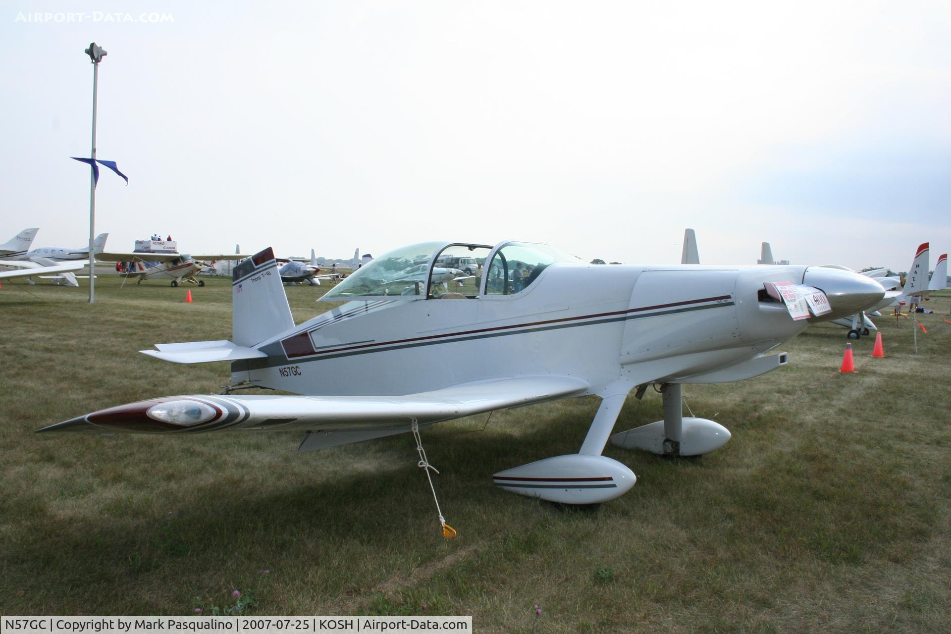 N57GC, 1988 Thorp T-18 Tiger C/N 304, Thorp T-18