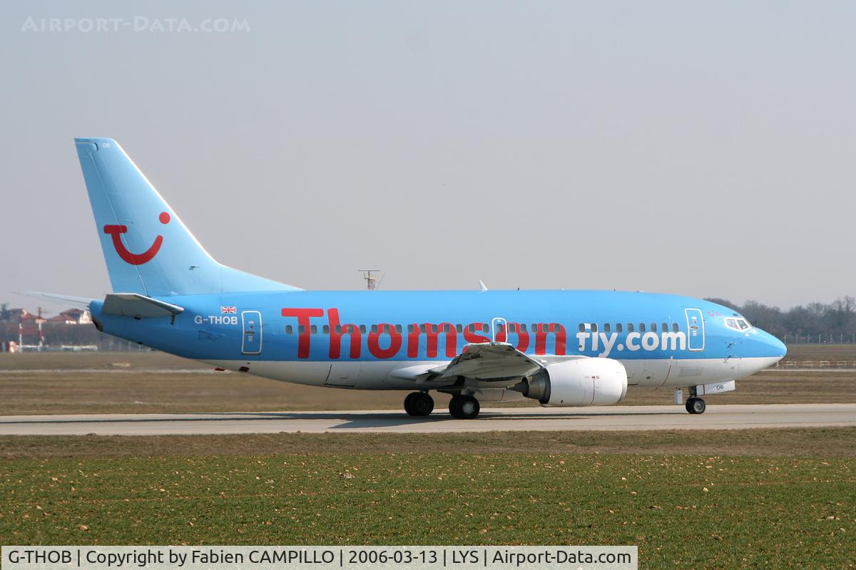 G-THOB, 1990 Boeing 737-5L9 C/N 24928, Thomson Fly.com