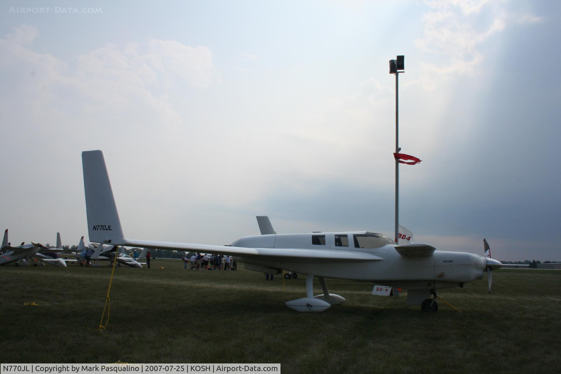 N770JL, 2003 Rutan Defiant C/N 61, Rutan Defiant