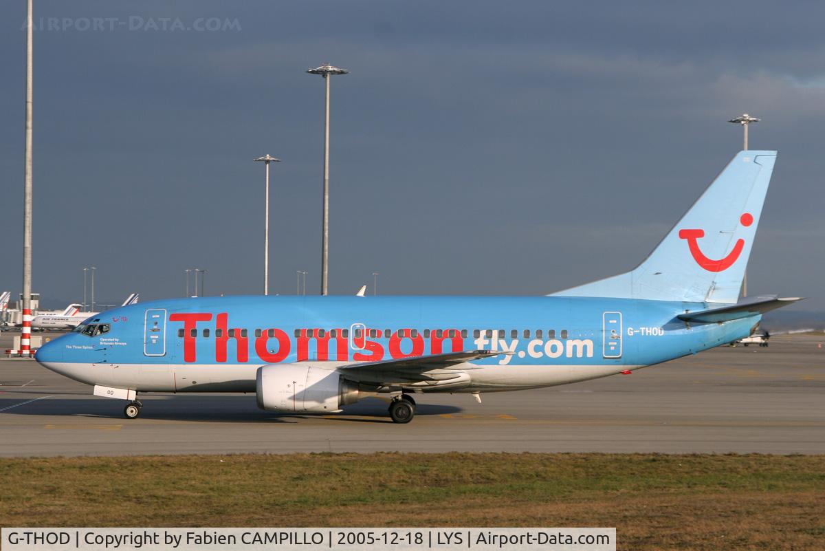 G-THOD, 1990 Boeing 737-59D C/N 24695, Thomson Fly.com