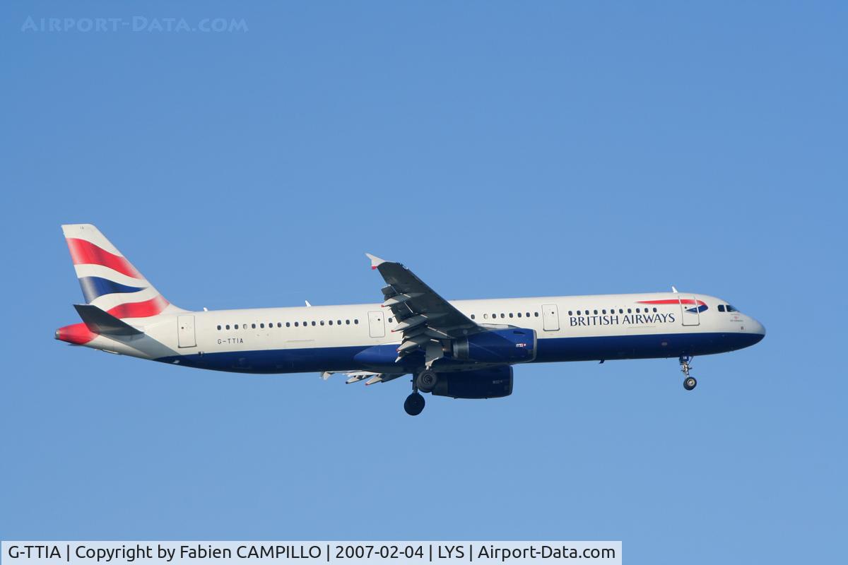 G-TTIA, 2001 Airbus A321-231 C/N 1428, British Airways - GB Airways