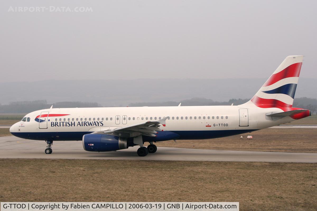 G-TTOD, 2002 Airbus A320-232 C/N 1723, British Airways - GB Airways