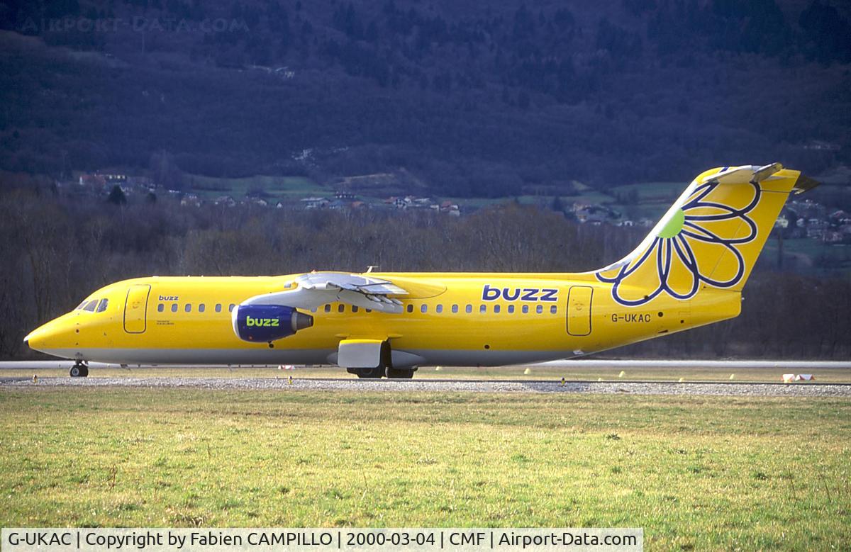 G-UKAC, 1989 British Aerospace BAe.146-300 C/N E3142, Buzz
