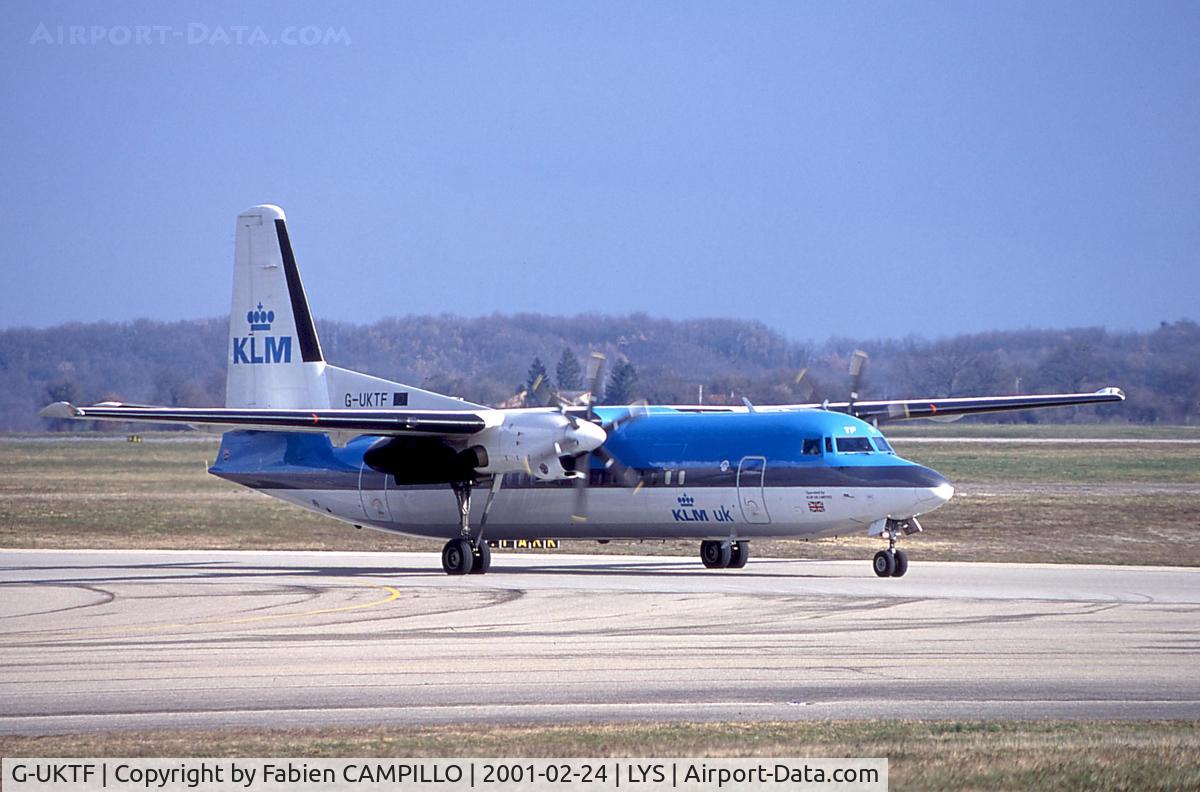 G-UKTF, 1993 Fokker 50 C/N 20271, KLM UK