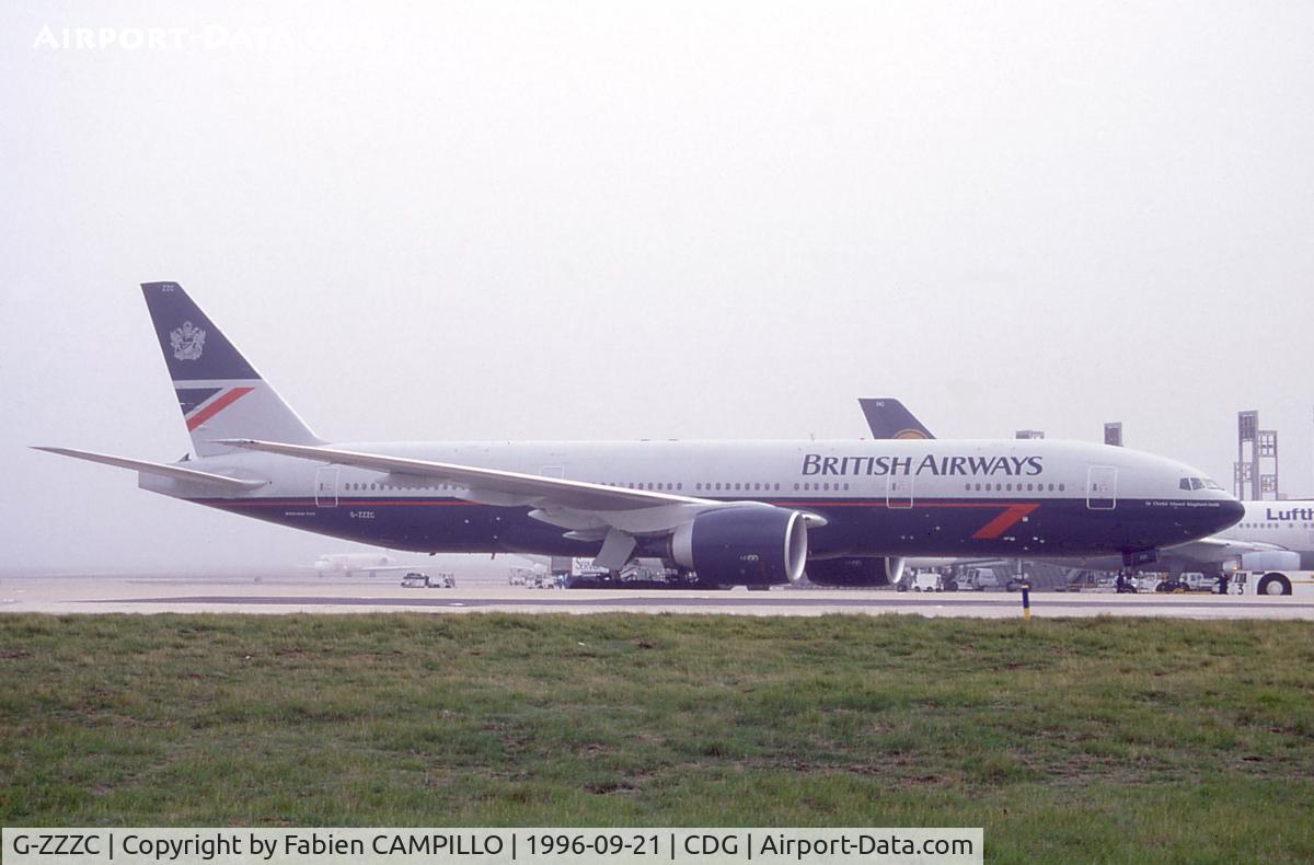 G-ZZZC, 1995 Boeing 777-236 C/N 27107, British Airways