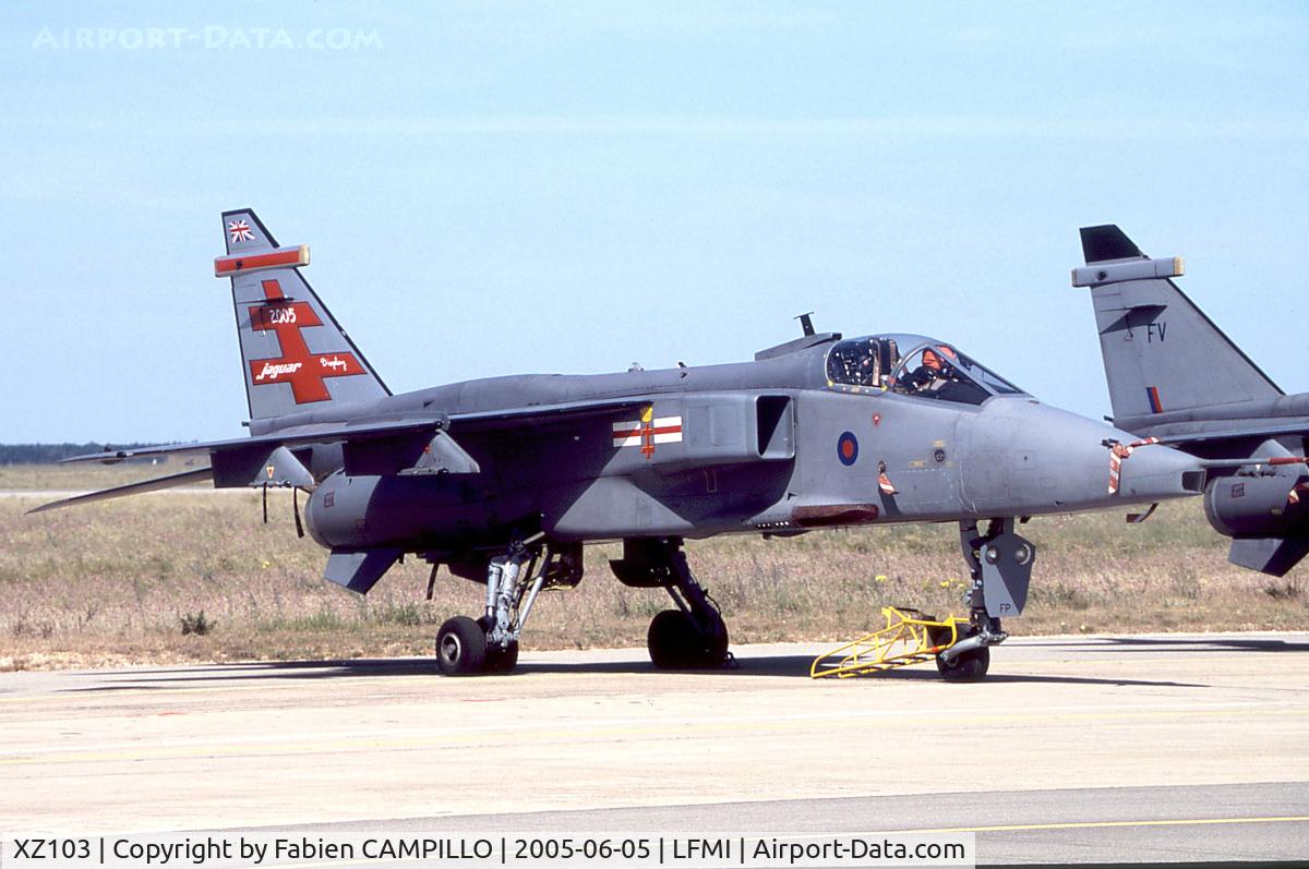 XZ103, 1976 Sepecat Jaguar GR.3A C/N S.104, Royal Air Force
