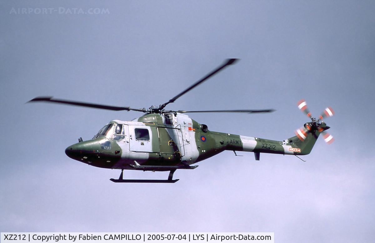 XZ212, 1979 Westland Lynx AH.7 C/N 129, Royal Army