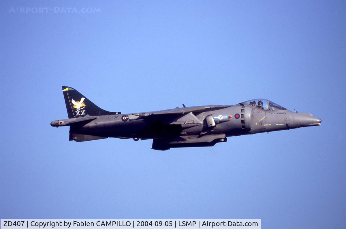 ZD407, British Aerospace Harrier GR.7 C/N P36, Royal Air Force