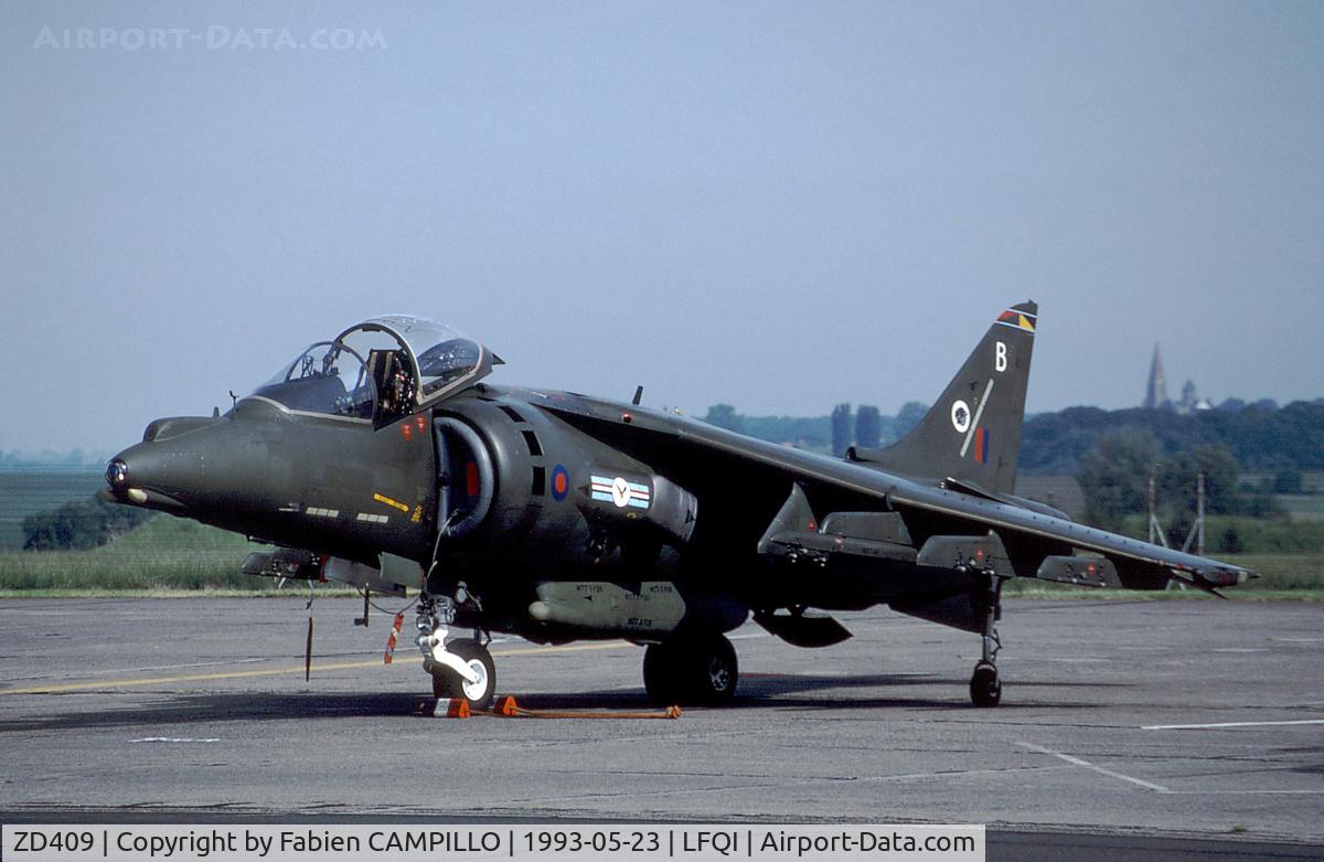ZD409, British Aerospace Harrier GR.7 C/N P38, Cambrai 1993 open day