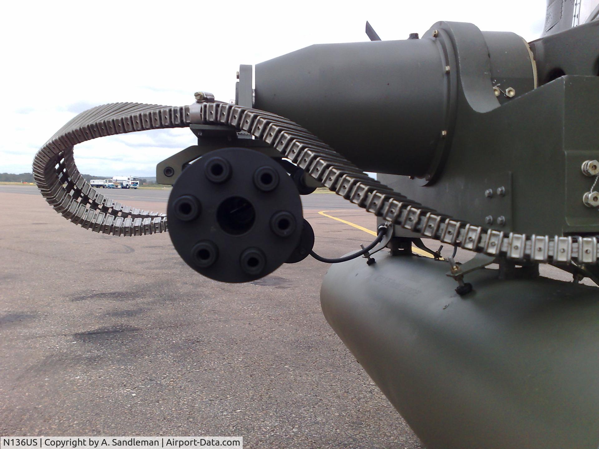 N136US, 1967 Bell UH-1E Iroquois C/N 154777, m134