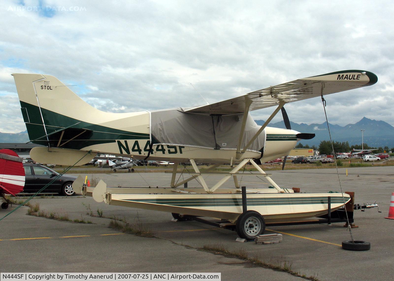 N444SF, 2001 Maule M-7-235C Orion C/N 25055C, General Aviation Parking area at Anchorage International