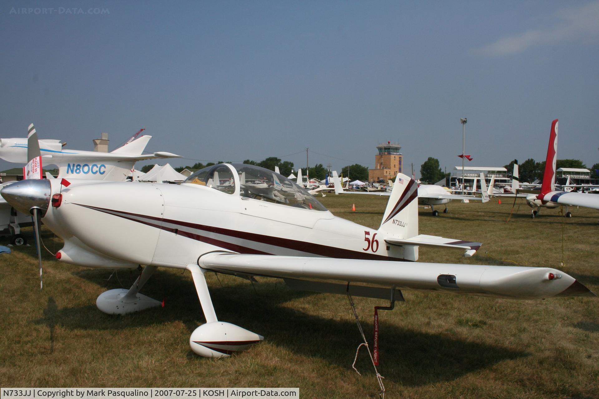 N733JJ, 2001 Vans RV-8 C/N 80331, RV-8