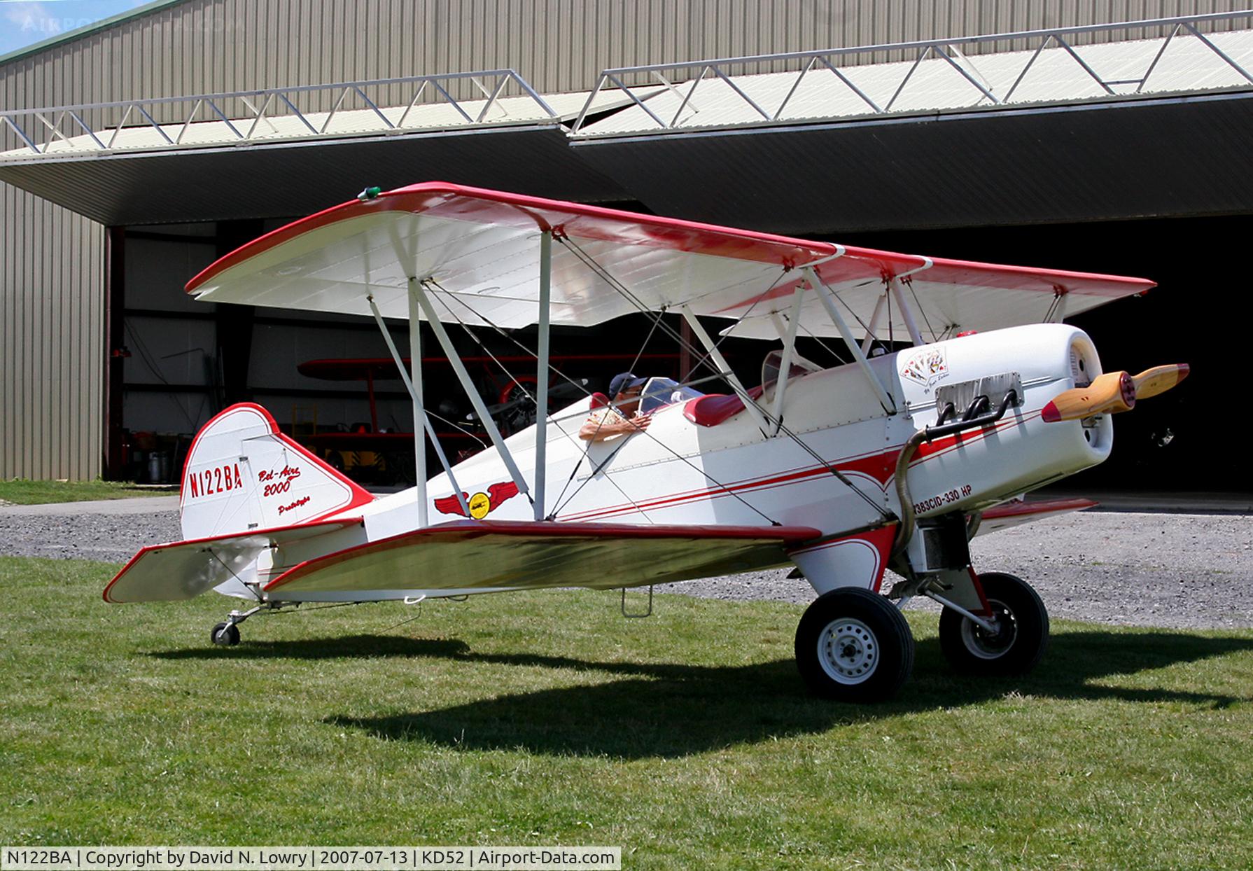 N122BA, Bel-aire Aviation Inc 2000 C/N 001, N112BA at KD52.