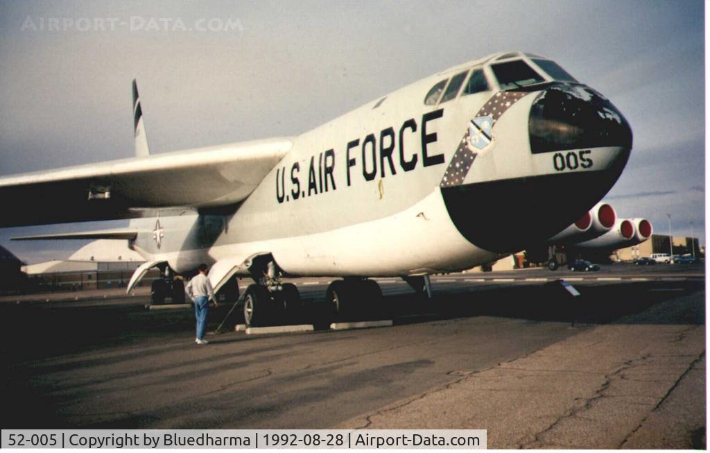 52-005, 1952 Boeing GB-52B Stratofortress C/N 16495, Static Display at Wings Over the Rockies Museum