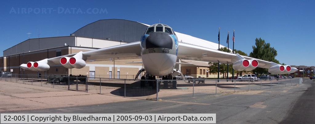 52-005, 1952 Boeing GB-52B Stratofortress C/N 16495, Static Display at Wings Over the Rockies Museum