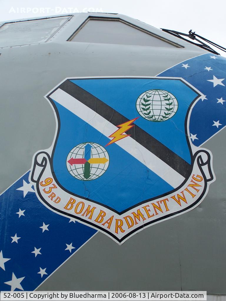 52-005, 1952 Boeing GB-52B Stratofortress C/N 16495, Static Display at Wings Over the Rockies Museum