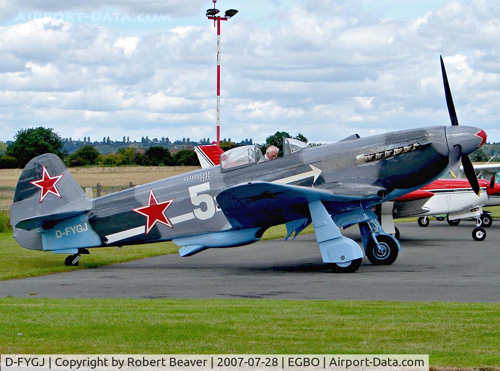 D-FYGJ, 1996 Yakovlev Yak-3U C/N 0470204, Yakolev Yak 3UA