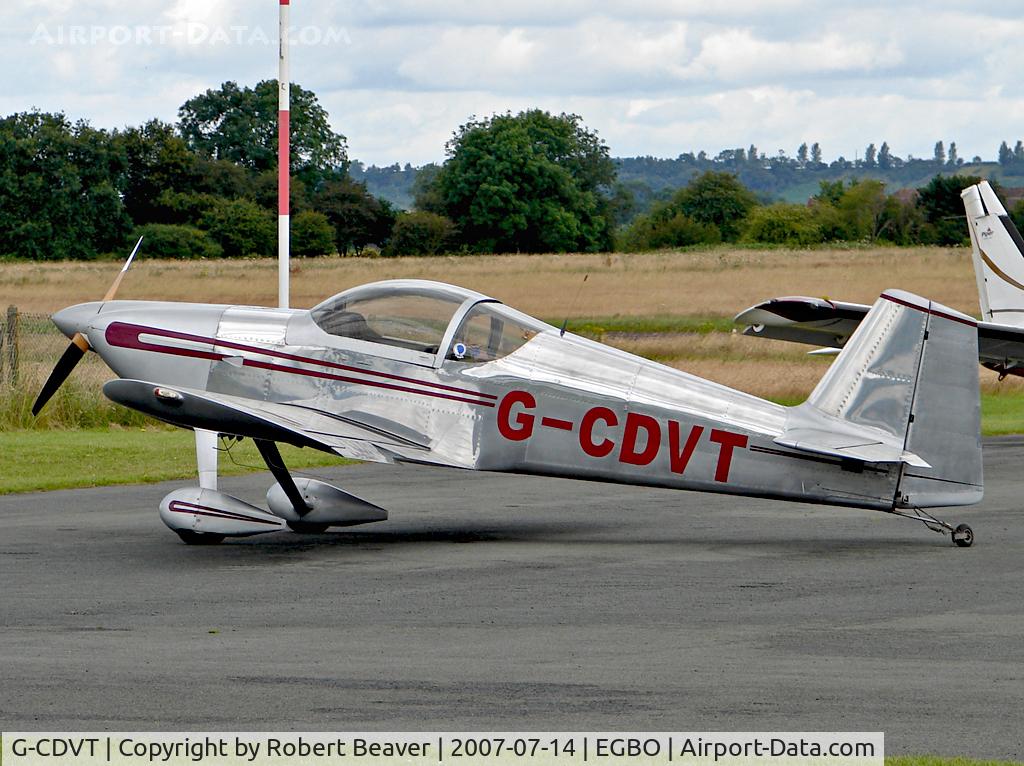 G-CDVT, 1991 Vans RV-6 C/N 20206, Vans RV-6