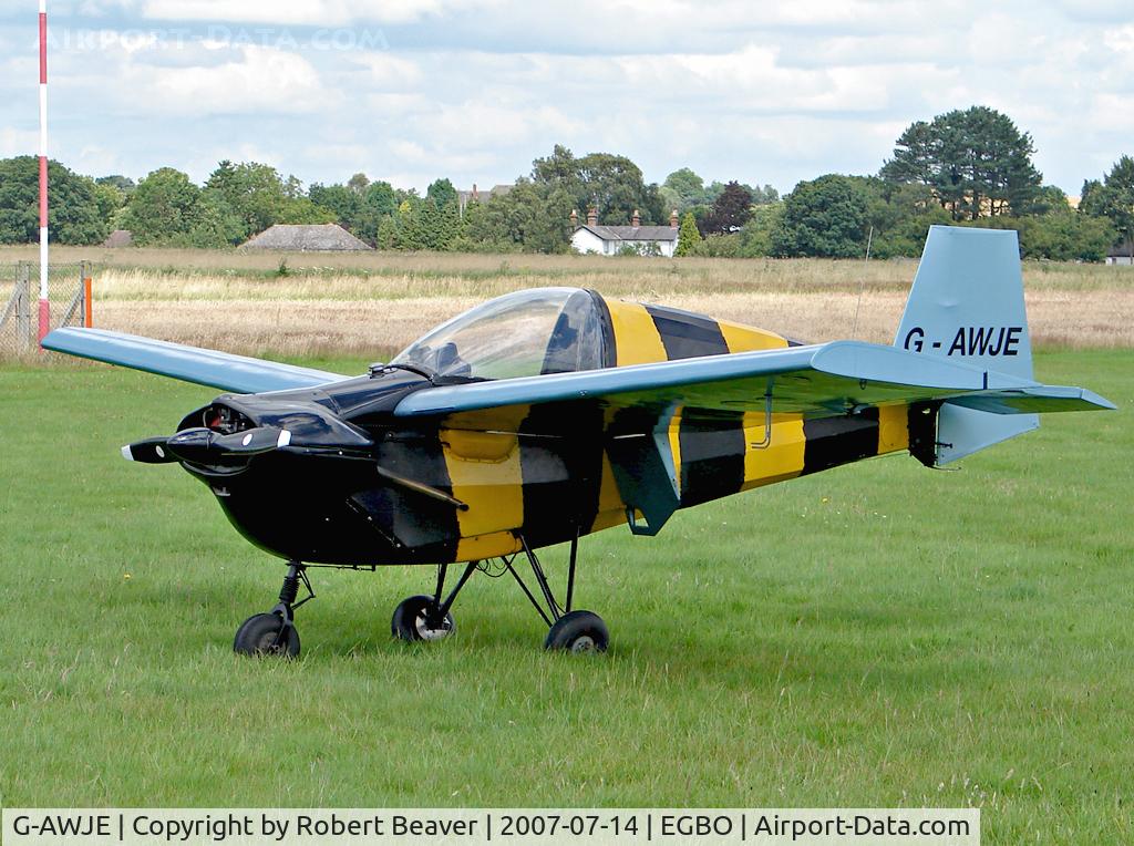 G-AWJE, 1968 Tipsy T-66 Nipper Mk 3 C/N S121, Tipsy T66 Nipper 3