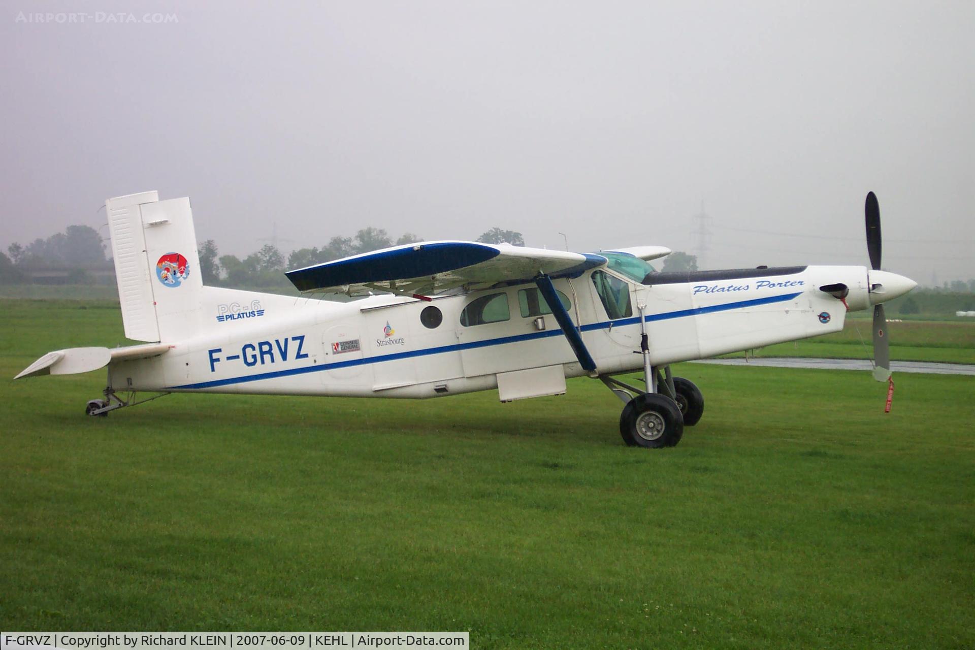 F-GRVZ, Pilatus PC-6/B2-H4 Turbo Porter C/N 901, on Kehl airport (Germany)