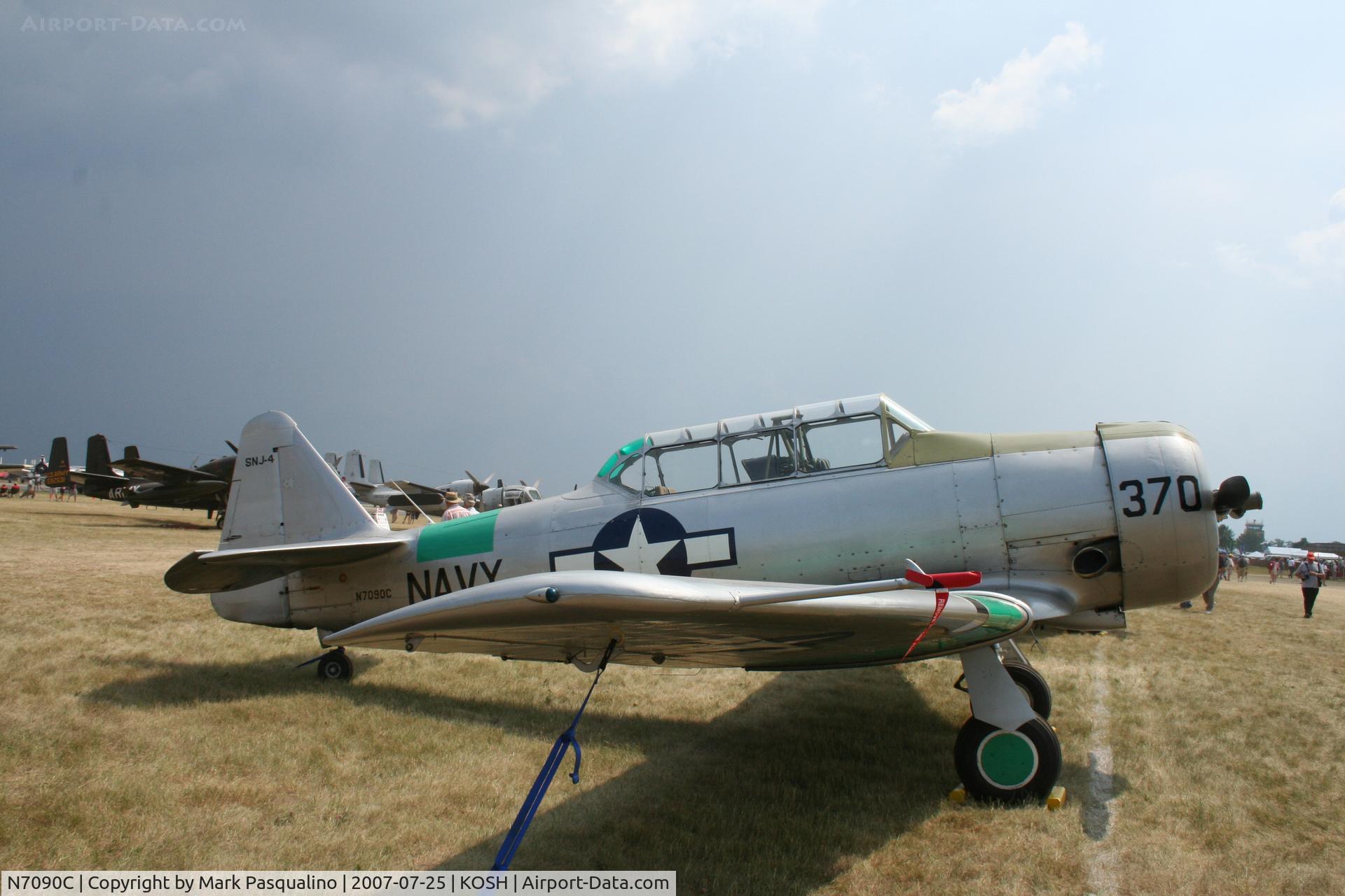N7090C, North American SNJ-4 Texan C/N 88-13370, North American SNJ-4