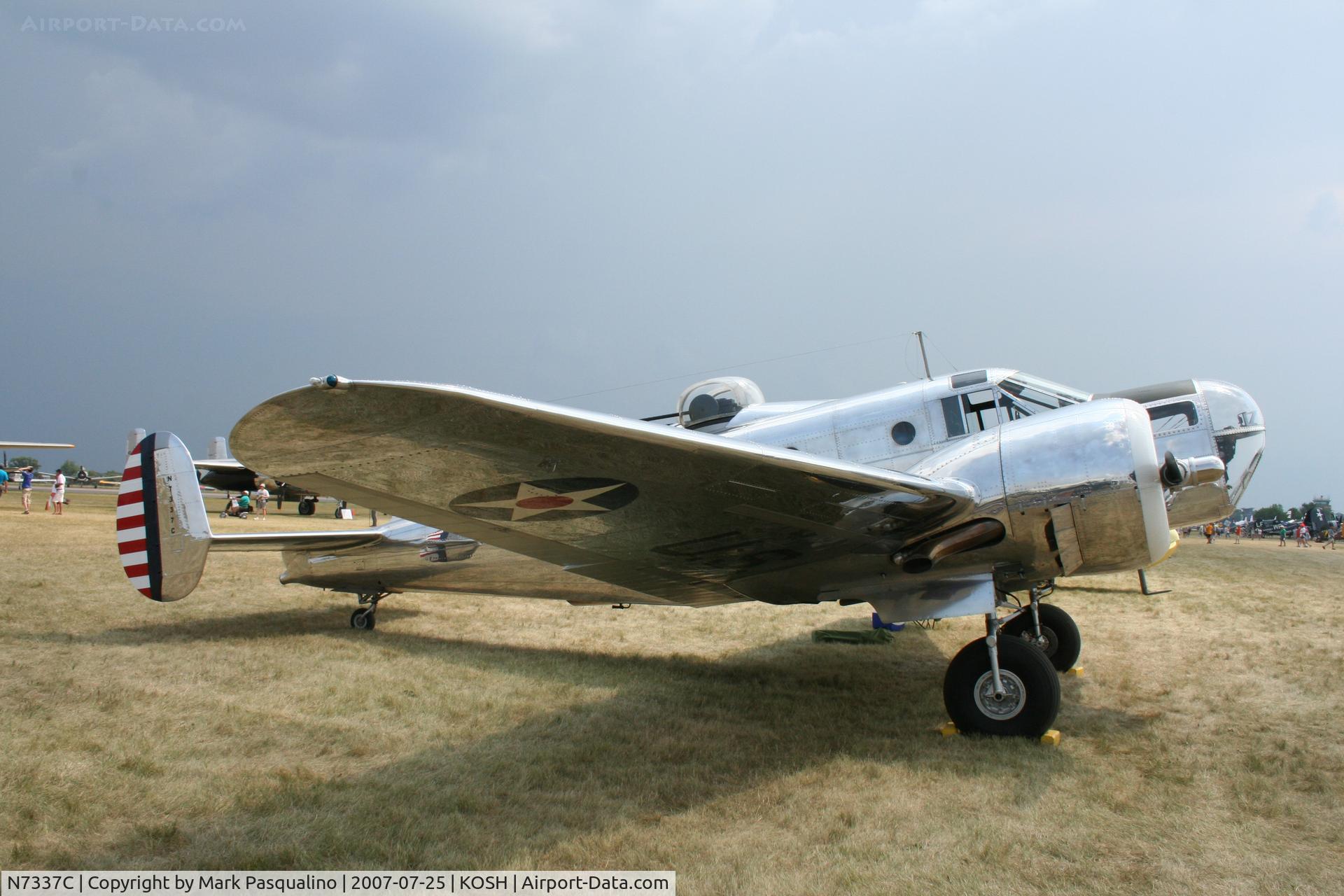 N7337C, 1943 Beech AT-11 Kansan C/N 4597, Beech AT-11