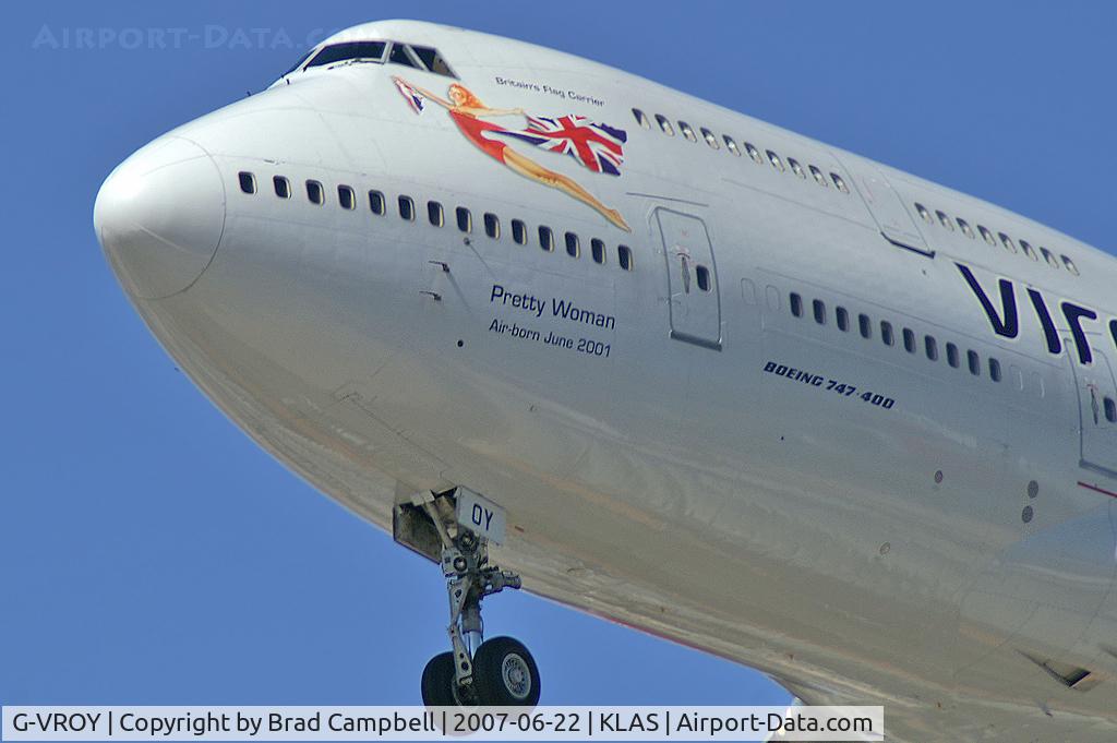 G-VROY, 2001 Boeing 747-443 C/N 32340, Virgin Atlantic - 'Pretty Woman' / 2001 Boeing Company Boeing 747-443