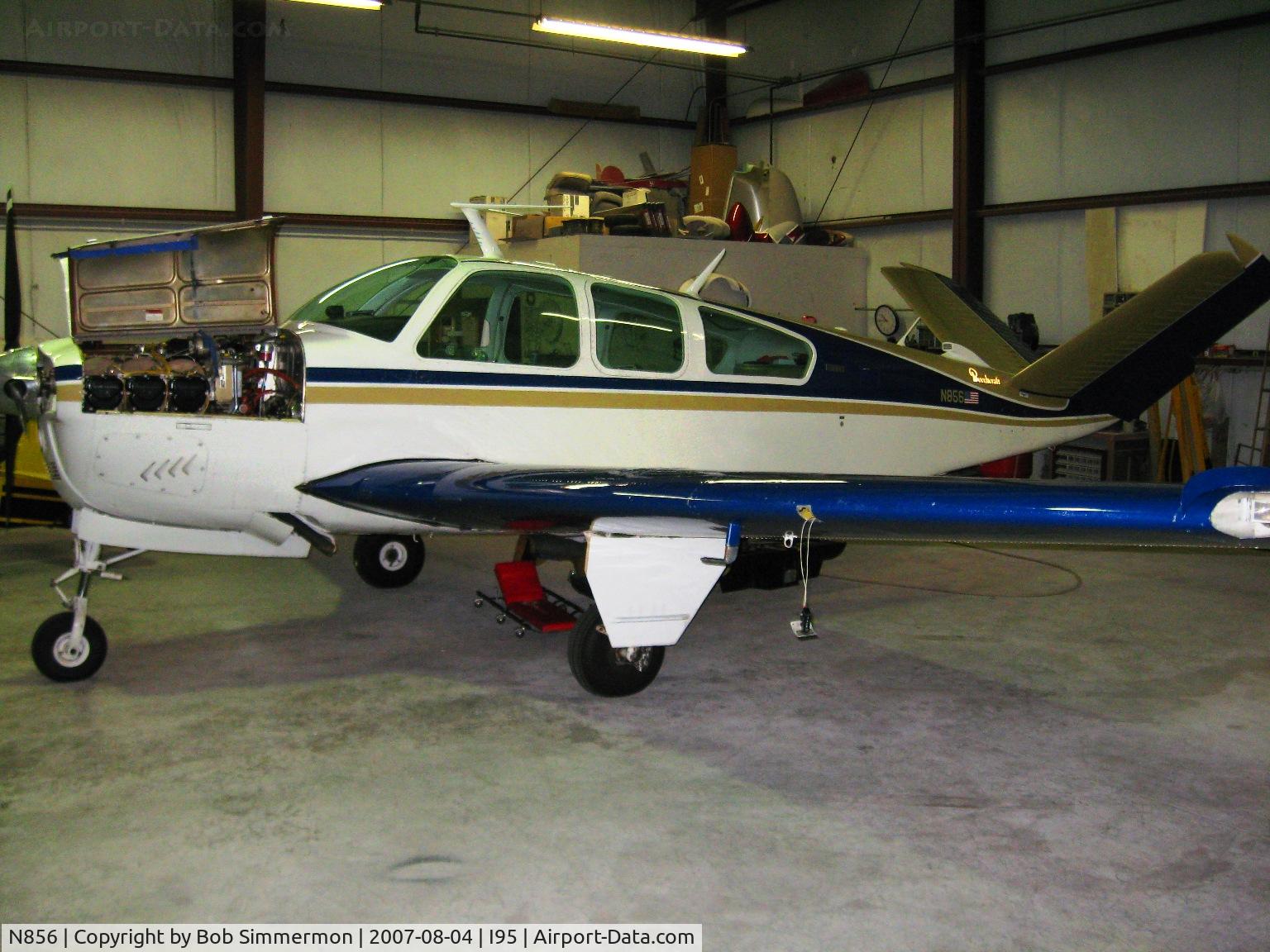 N856, 1974 Beech V35B Bonanza C/N D-9682, Annual time at Hardin Co.