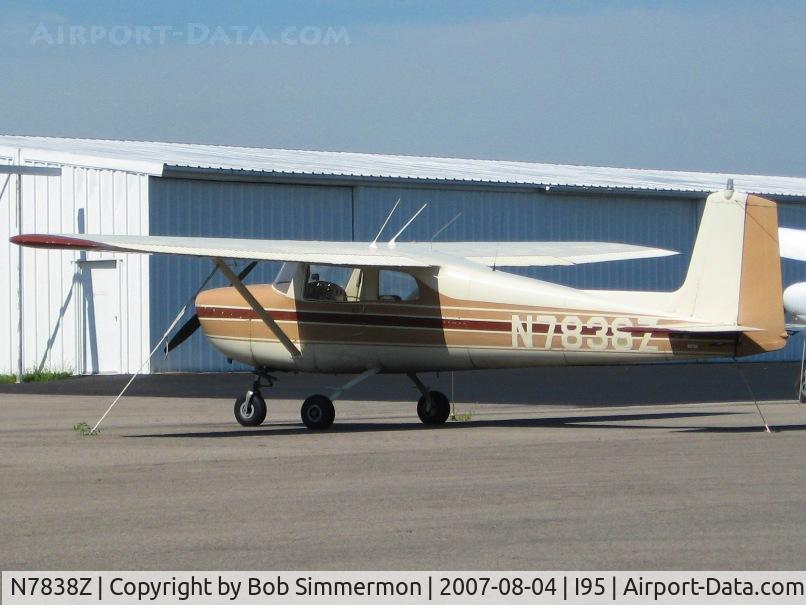 N7838Z, 1963 Cessna 150C C/N 15059938, Nice straight-tail on the ramp at Hardin Co.