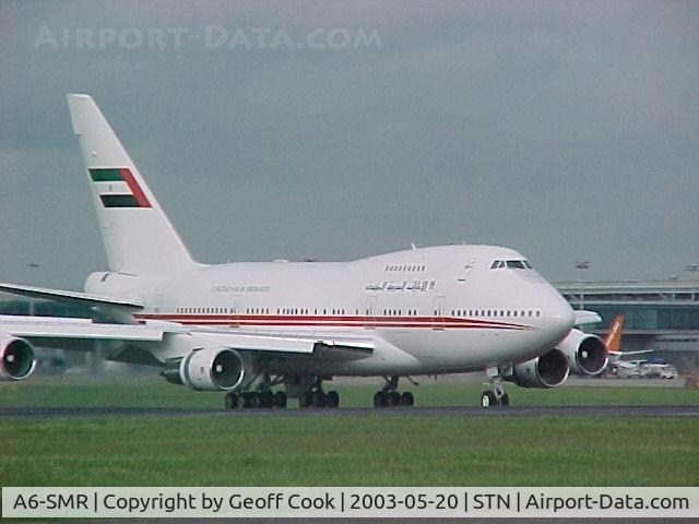 A6-SMR, 1979 Boeing 747SP-31 C/N 21961, A6-SMR is one of a few flyable 747SPs. Here seen landing at Stansted