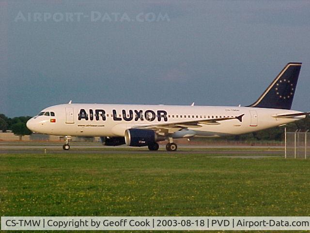 CS-TMW, 2001 Airbus A320-214 C/N 1667, A very rare visitor to Providence CS-TMW returned stranded passengers from The Azores following the black out across North East USA a few days earlier which trapped airliners