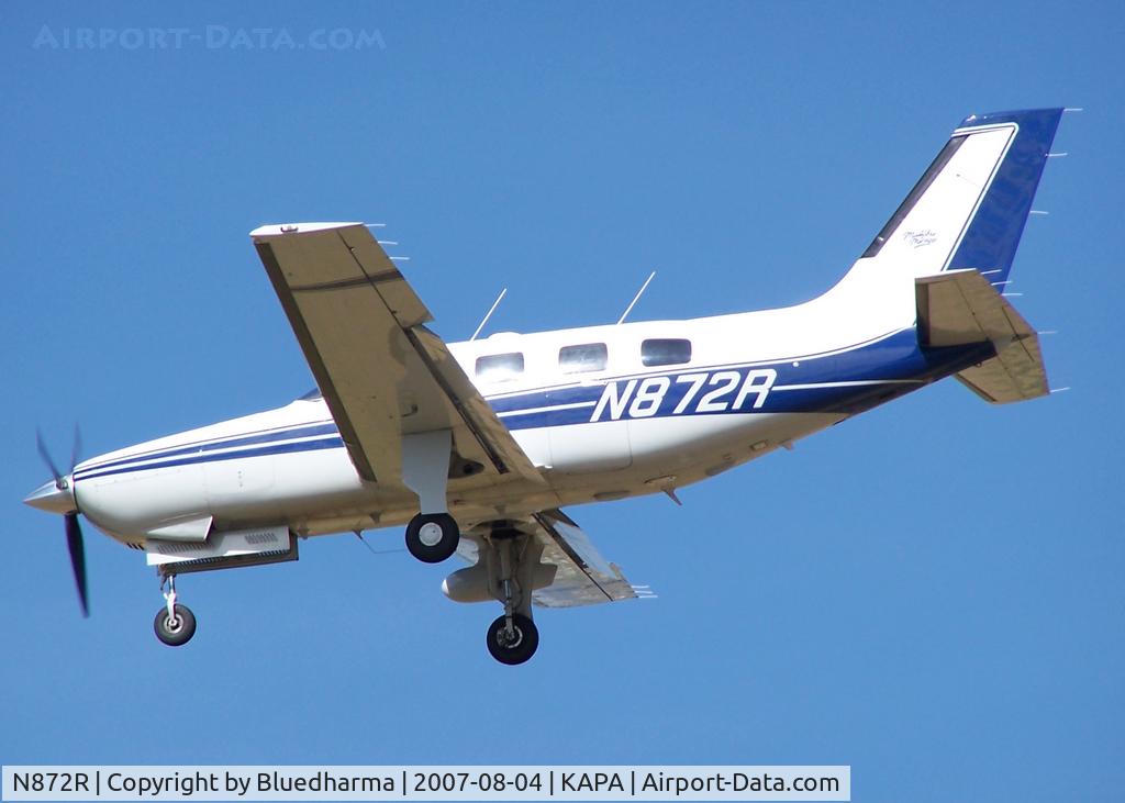 N872R, 1989 Piper PA-46-350P Malibu Mirage C/N 4622028, Landing 17L