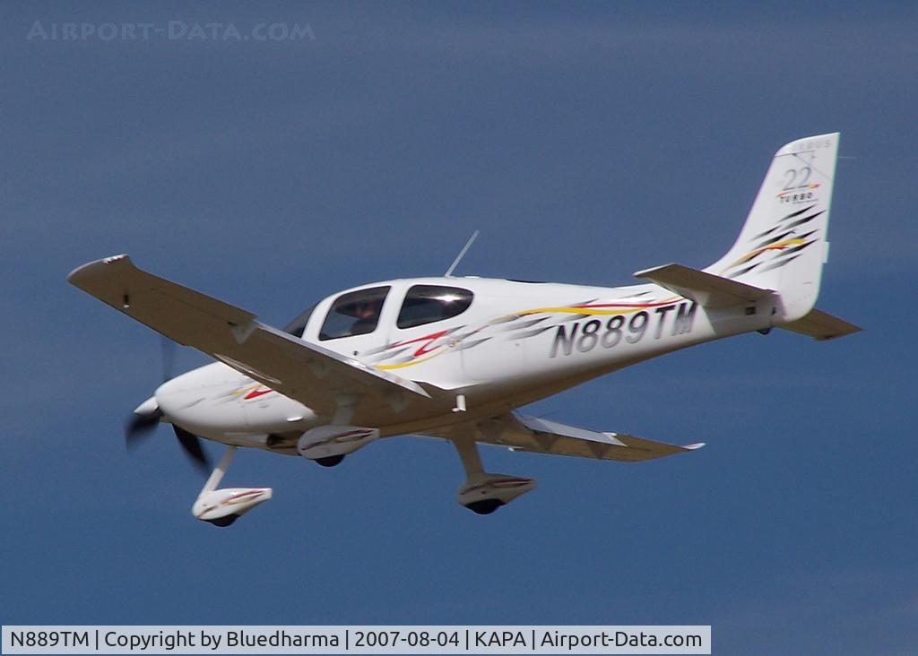 N889TM, 2006 Cirrus SR22 C/N 2231, Landing on 17L
