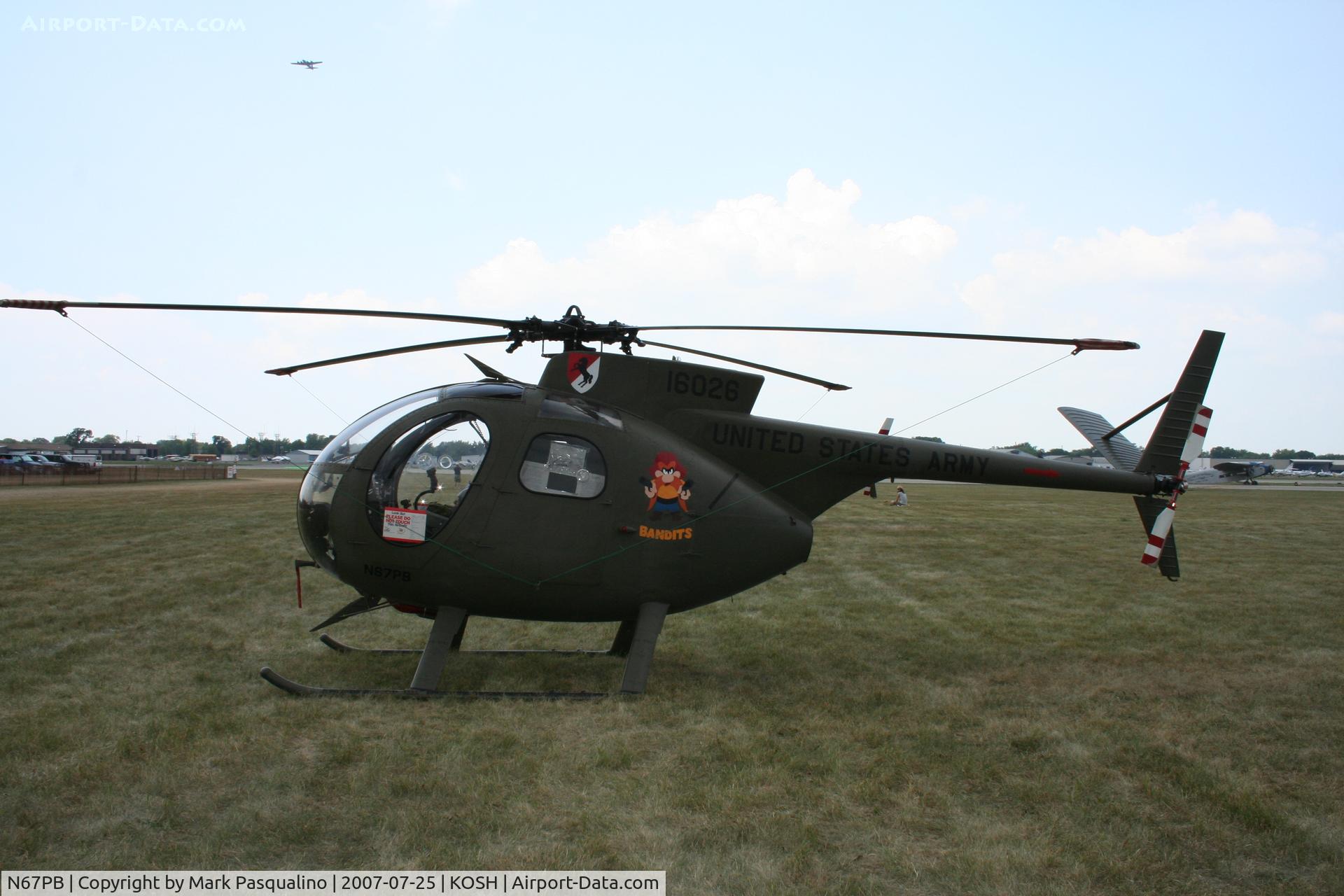 N67PB, 1968 Hughes OH-6A Cayuse C/N 480411, Hughes OH-6A