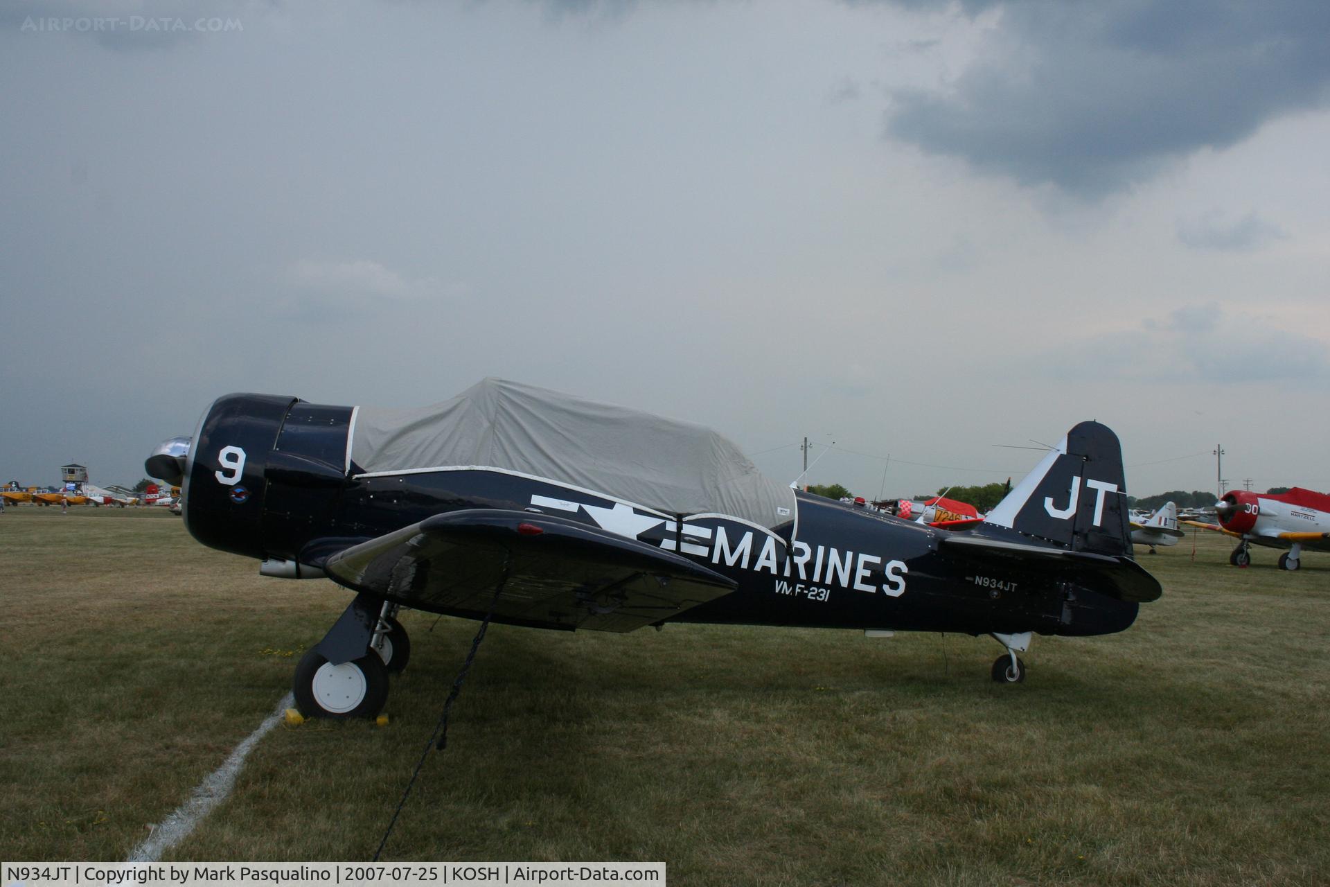 N934JT, 1942 North American SNJ-4 Texan C/N 88-12858, North American SNJ-4