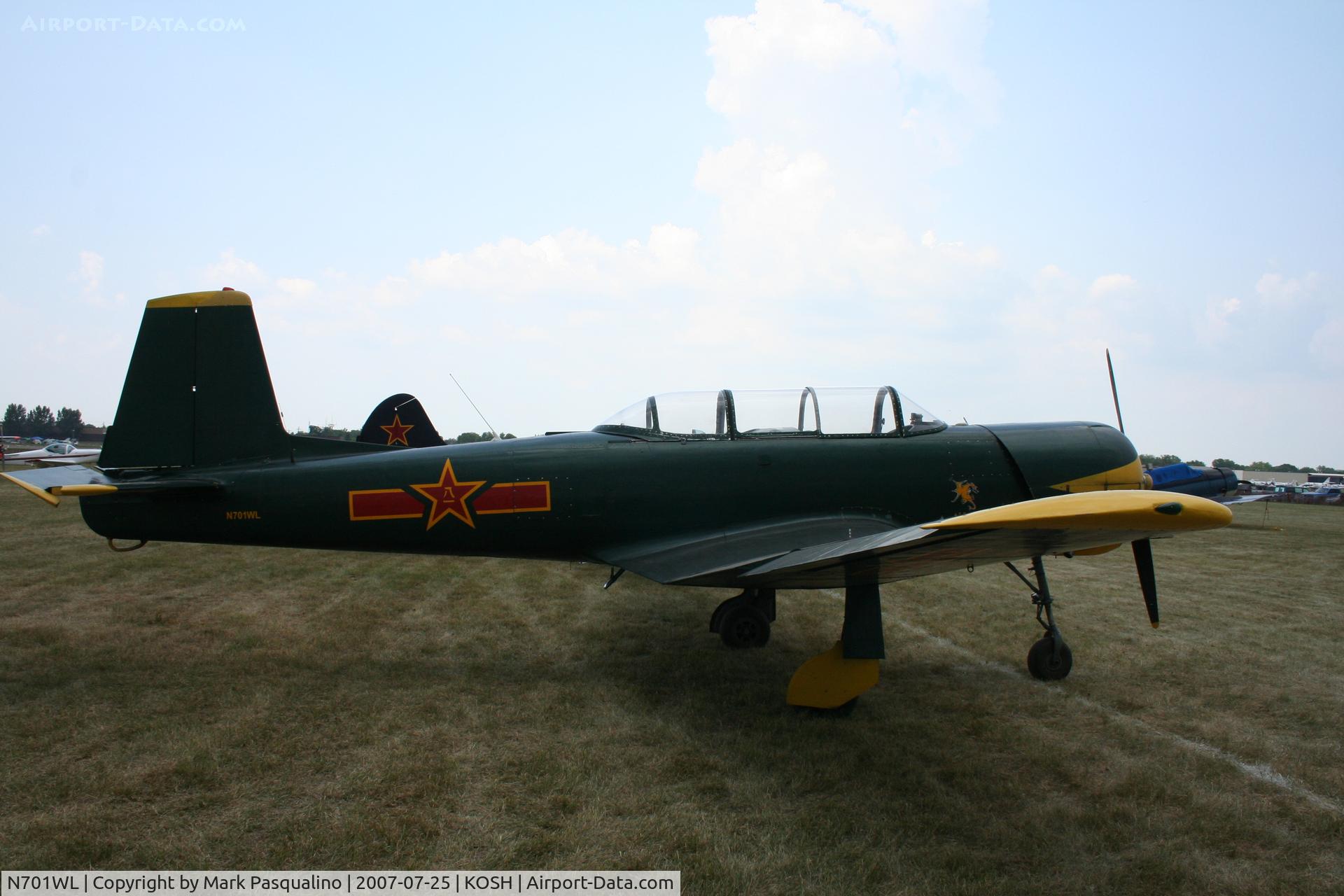 N701WL, 1975 Nanchang CJ-6 C/N 3051215, Nangchang CJ6