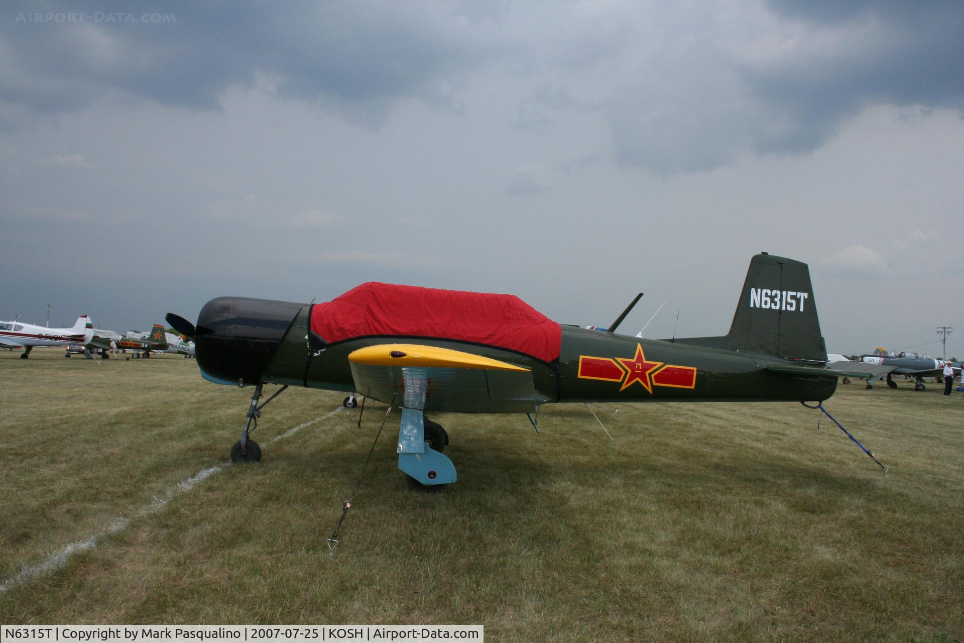 N6315T, 1968 Nanchang CJ-6A C/N 2332045, Nangchang CJ-6A