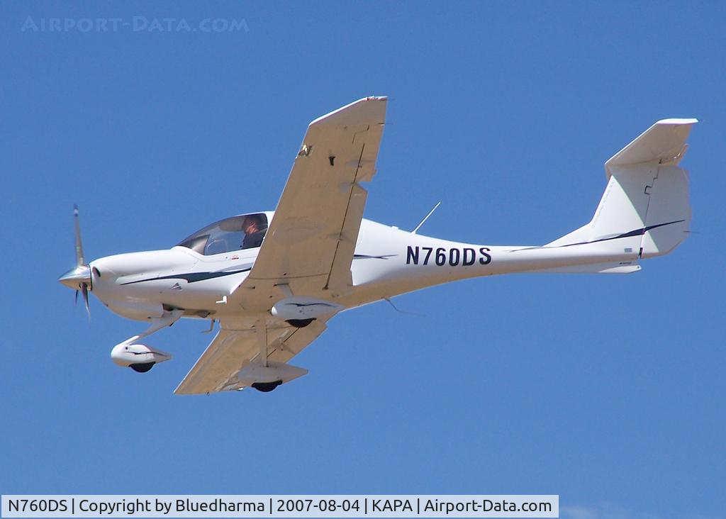 N760DS, 2007 Diamond DA-40 Diamond Star C/N 40.760, Landing on 17L
