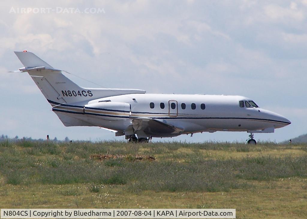 N804CS, 1980 British Aerospace HS.125-700A C/N NA0266, Position and Hold 17L