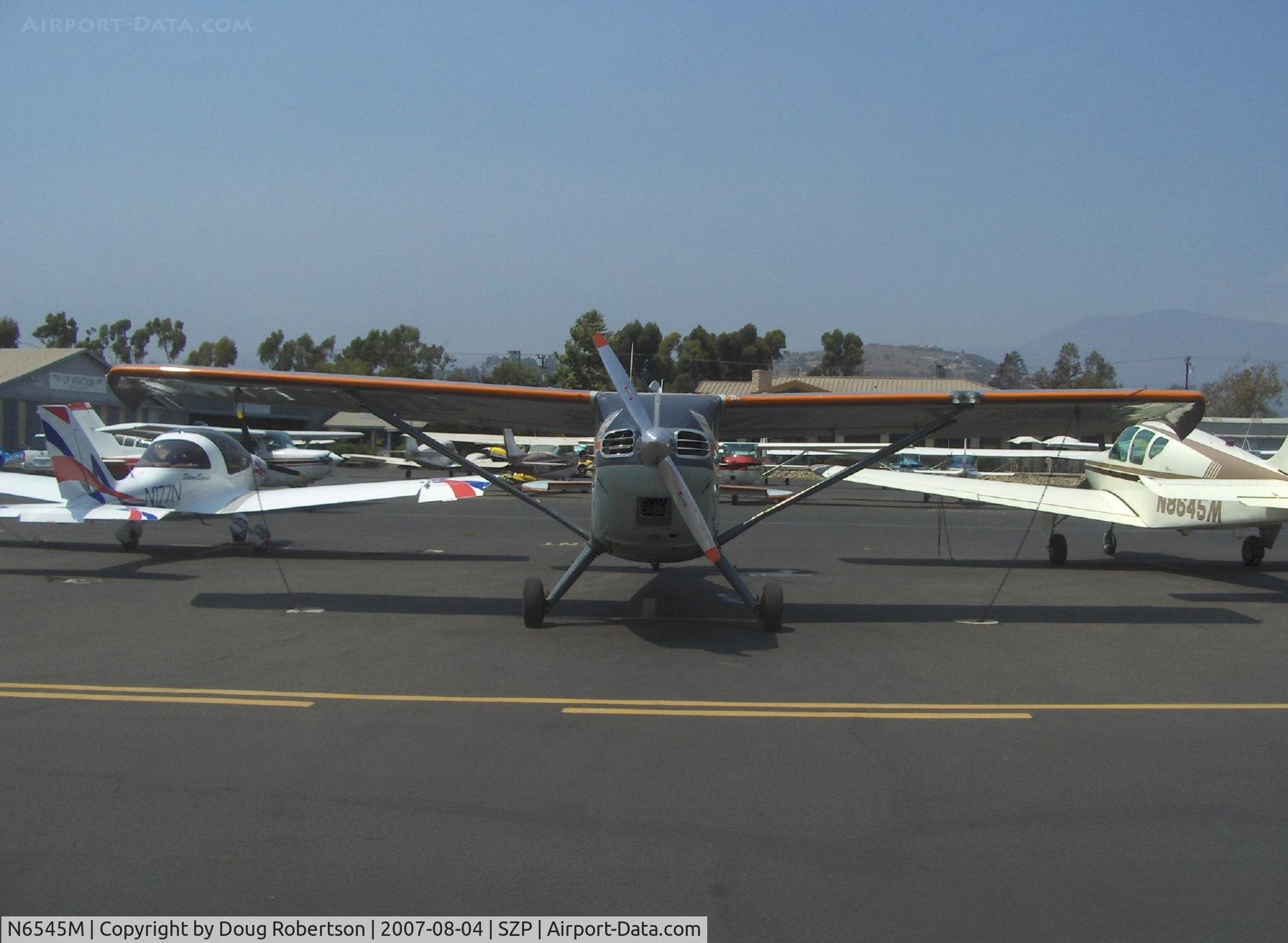 N6545M, 1948 Stinson 108-3 Voyager C/N 108-4545, 1948 Stinson 108-3 VOYAGER, Franklin 6A165 165 Hp