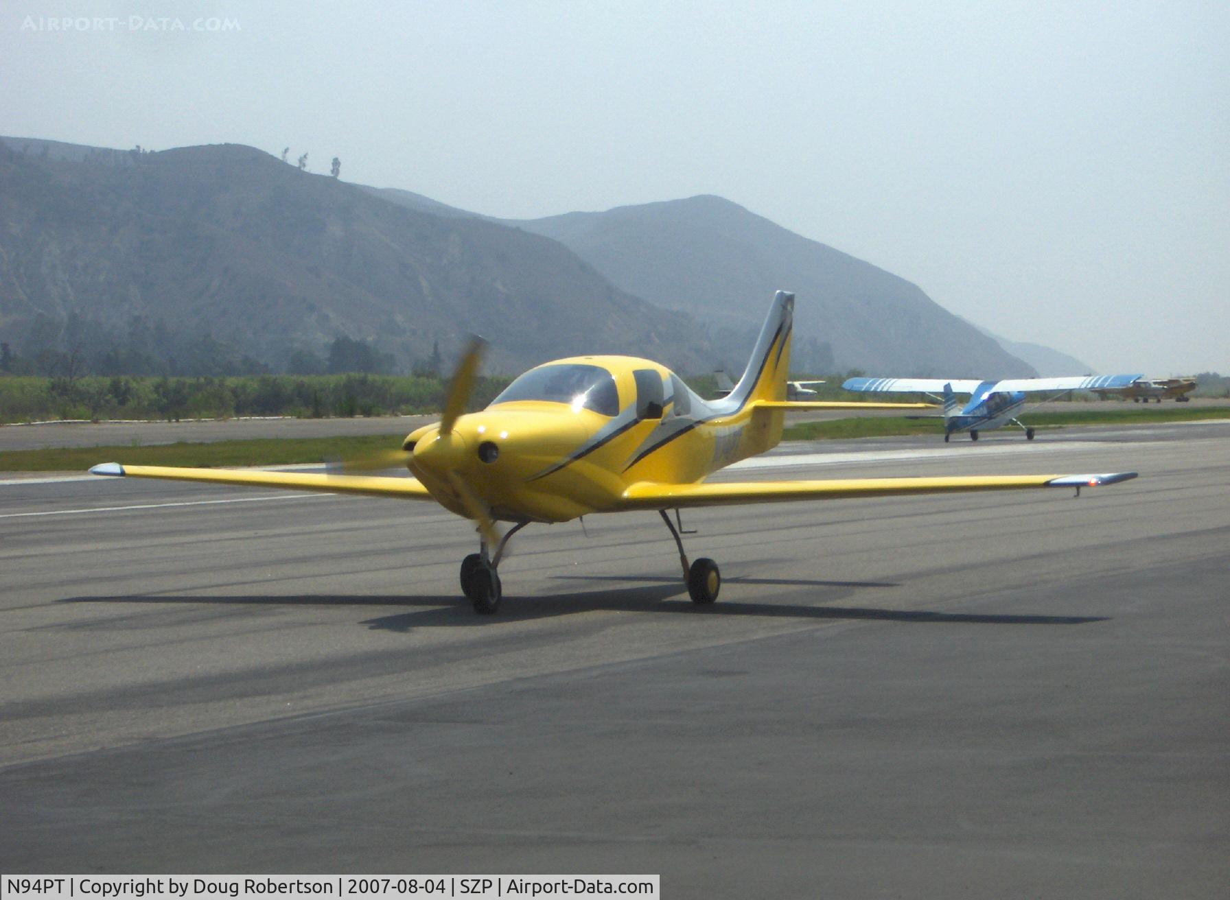 N94PT, 2006 Lancair IV C/N LIV-494, 2006 Tackabury LANCAIR IV, Continental TSIO-550 350 Hp, CS prop, retractible gear, dual side stick control, taxi