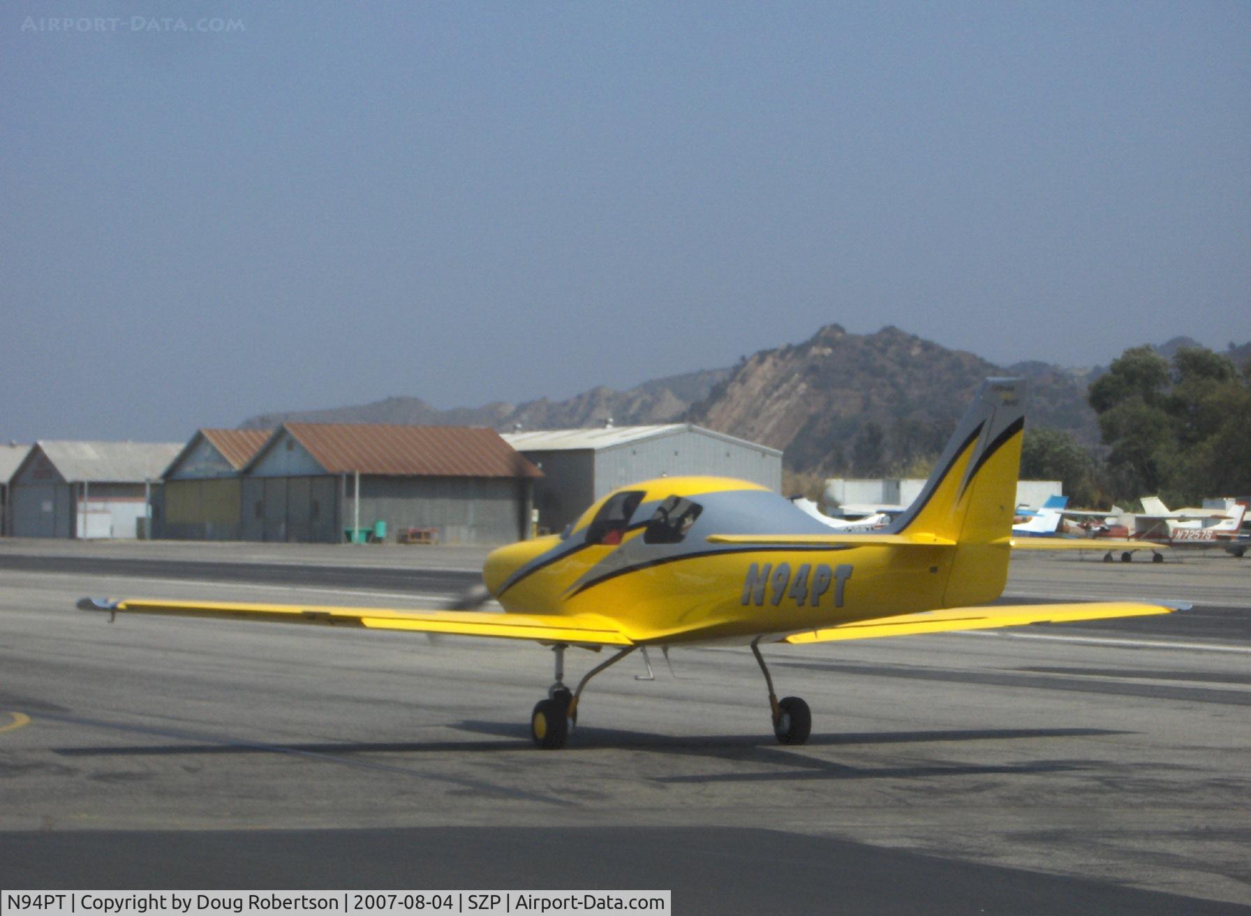 N94PT, 2006 Lancair IV C/N LIV-494, 2006 Tackabury LANCAIR IV, Continental TSIO-550 350 Hp, CS prop, retractible gear, dual side stick control, taxi to Rwy 22