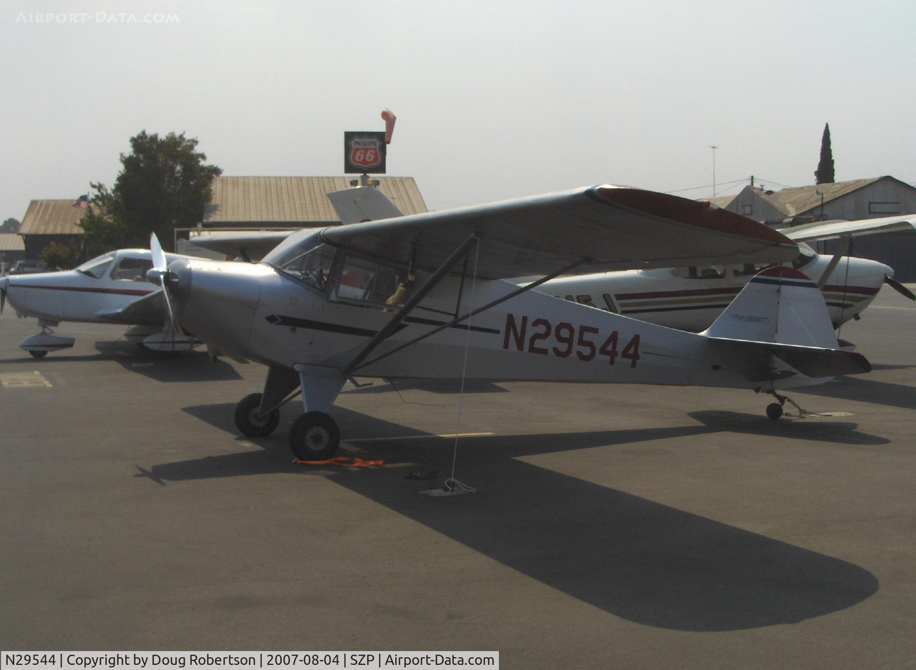 N29544, 1940 Taylorcraft BL-65 (L-2F) C/N 2387, 1940 Taylorcraft BL-65, Continental A&C-65 65 Hp engine change from original Lycoming